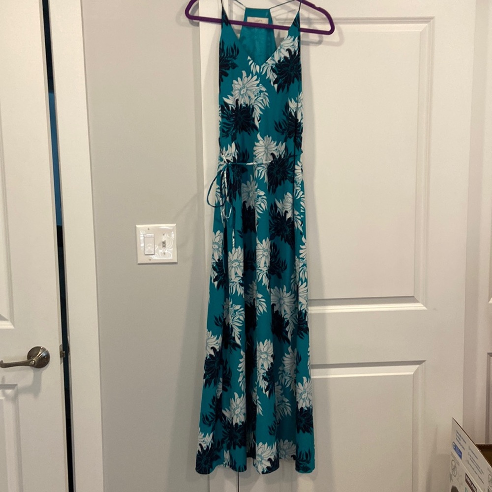 Loft Floral Summer Maxi Dress